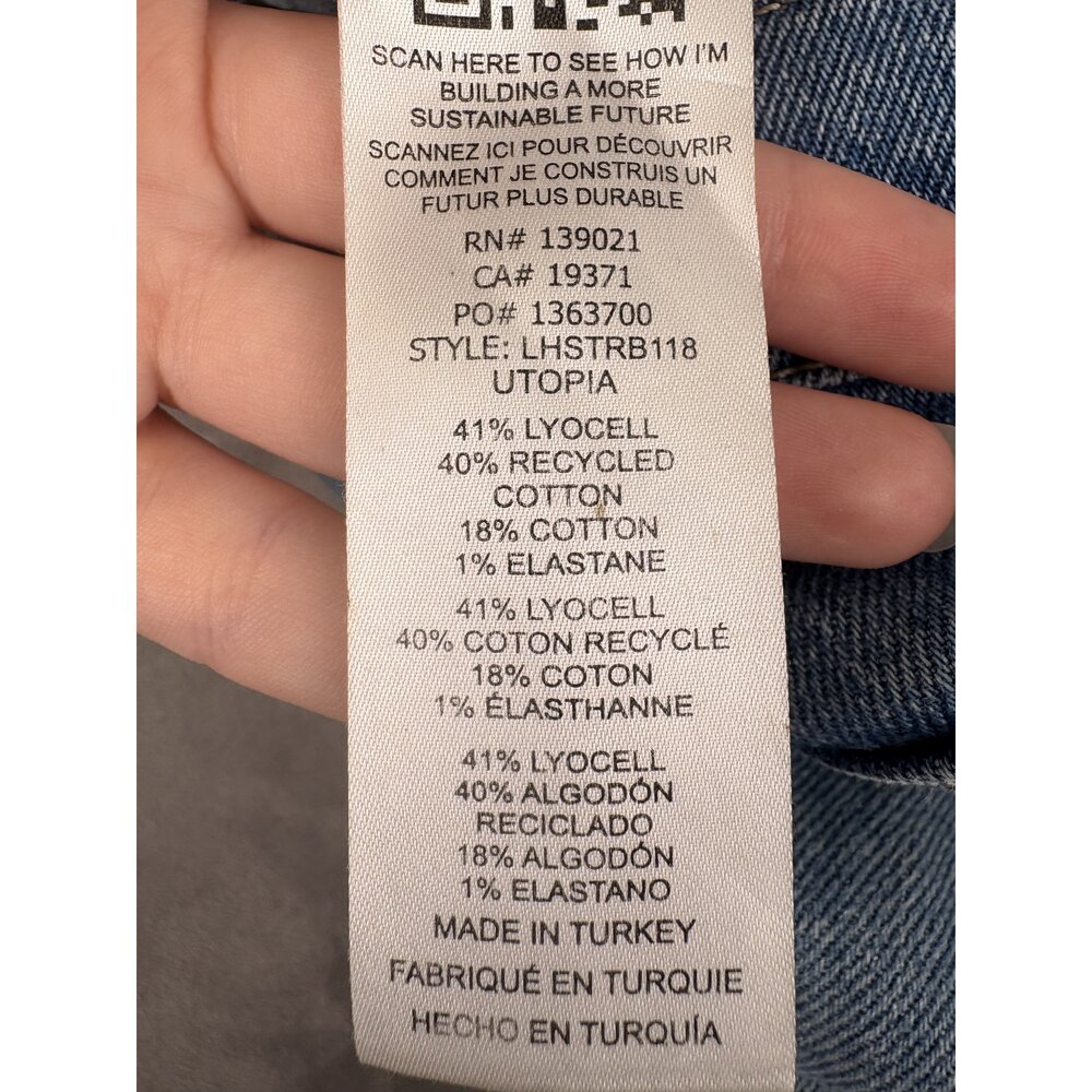 FRAME Straight Leg Jeans 29 Raw Hem Light Wash - Picture 5 of 13